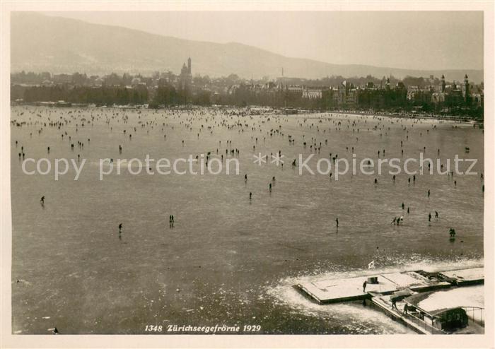Zuerich ZH Zuerichseegefroerne