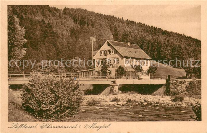 Schoenmuenzach Gasthof Pension zum Schiff an der Murg