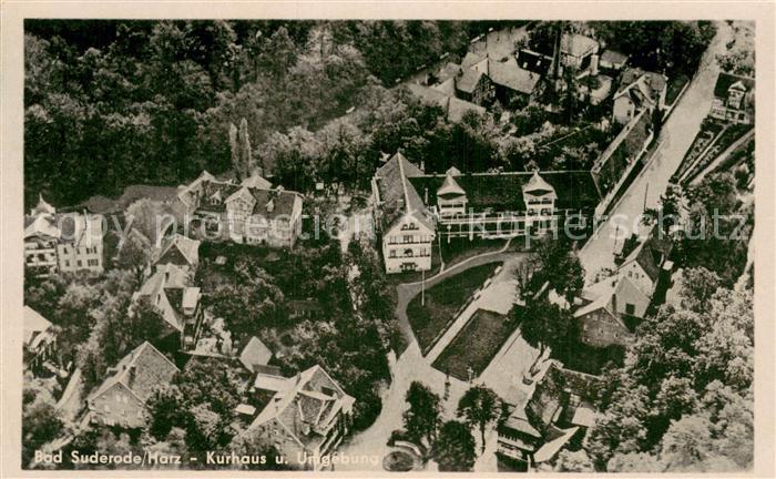 Bad Suderode Kurhaus und Umgebung Fliegeraufnahme