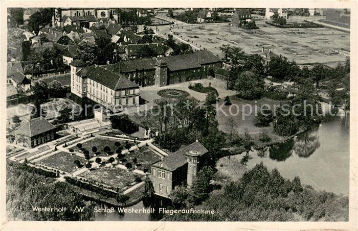 Westerholt Westfalen Schloss Westerholt Fliegeraufnahme