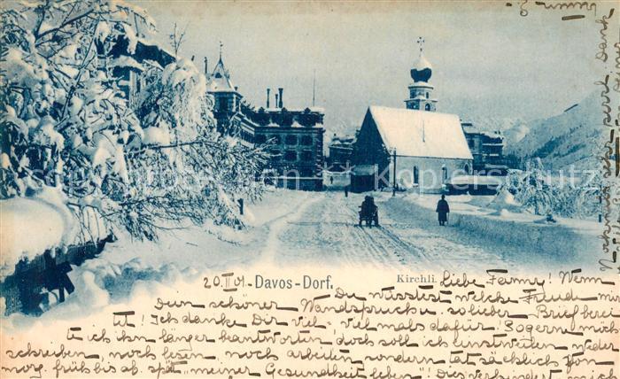 Davos Dorf GR Kirchli