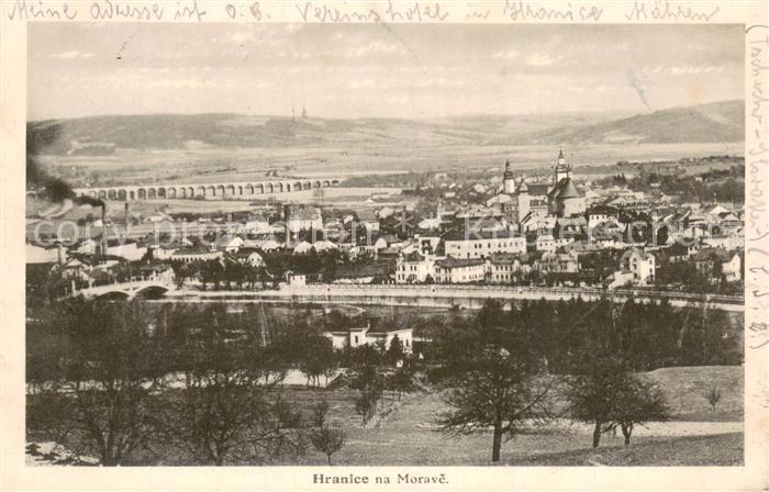 Hranice nad Morave Maehrisch Weisskirchen CZ Panoraa