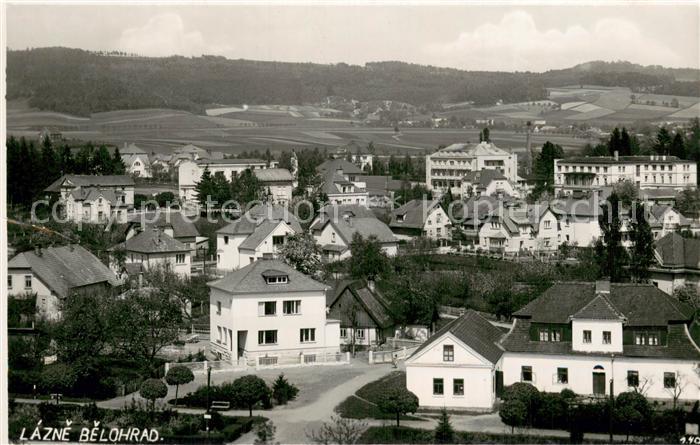 Lazne Belohrad Bad Bielohrad CZ Stadtpanorama