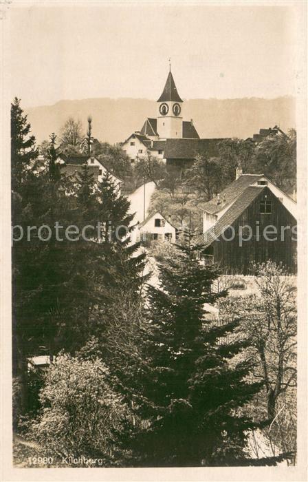Kilchberg  ZH Blick zur Kirche