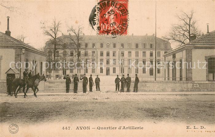Avon 77 Seine-et-Marne Quartier d Artillerie