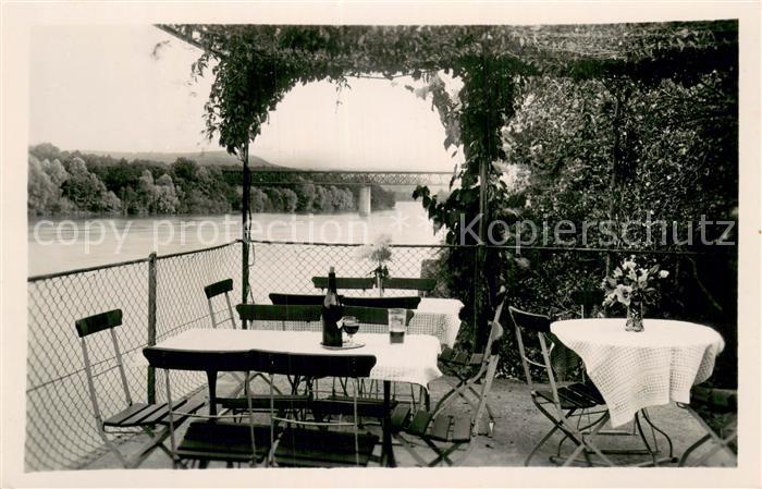 Stilli AG Restaurant Schifflaende Terrasse am Ufer der Aare