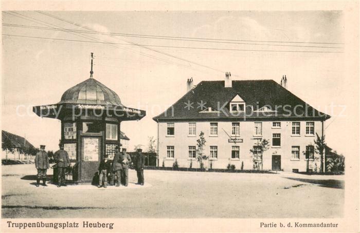 Lager Heuberg Truppenuebungsplatz Heuberg Partie bei der Kommandantur