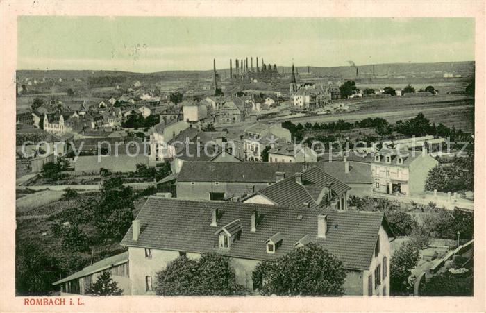 Rombach 57 Moselle Rombas Stadtpanorama Pruefstempel