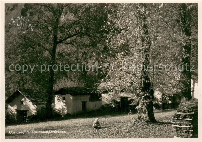 Castasegna GR Kastaniendoerrhuetten