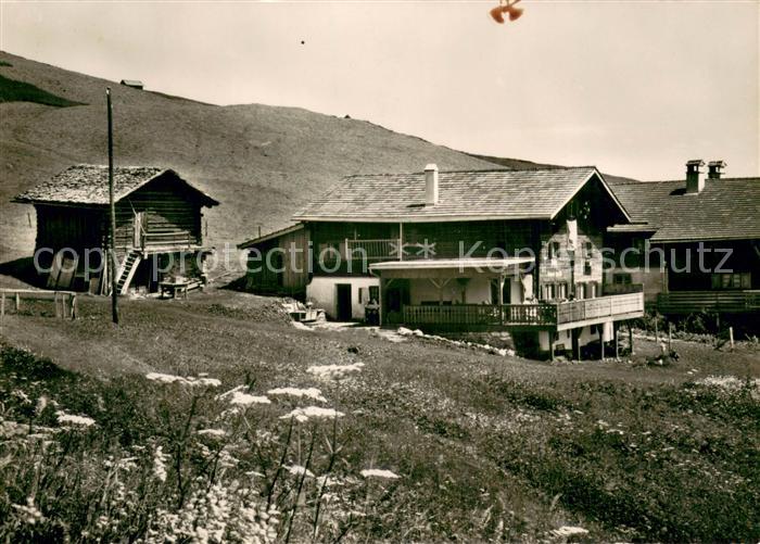 Ober-Tschappina Obertschappina GR Berghaus Pension Restaurant Alpenblick