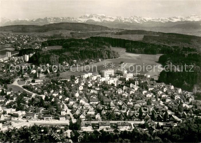 Zollikerberg ZH Panorama Blick gegen Glarneralpen