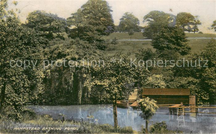 Hampstead  London UK Bathing Pond