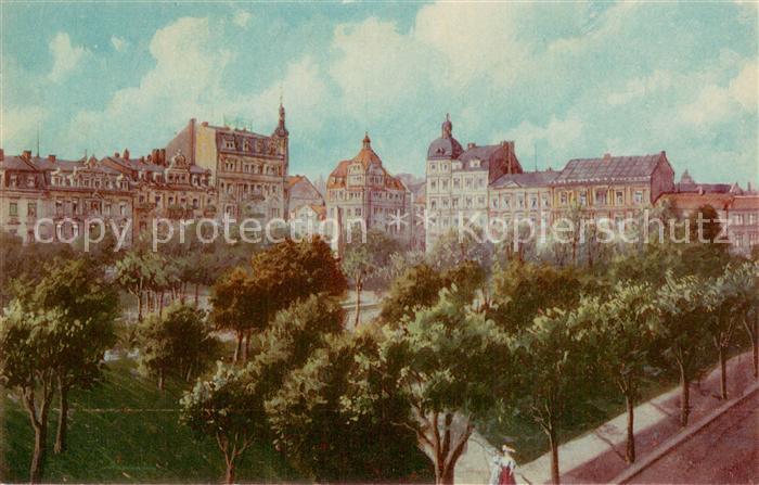 Plauen  Vogtland Albertplatz