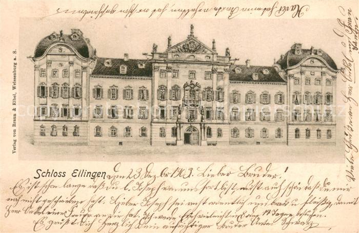 Ellingen Bayern Schloss Ellingen