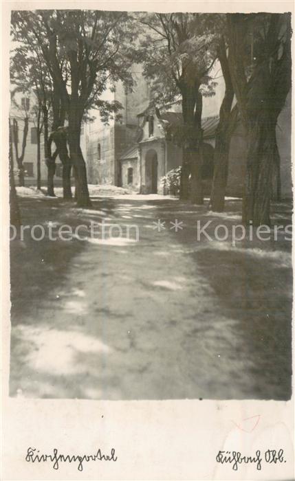 Kuehbach Schwaben Oberbayern Kirchenportal