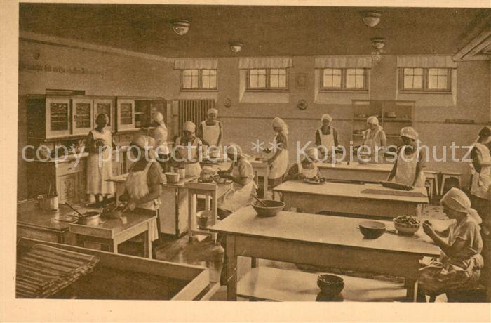 Noerdlingen Haushaltungs und Handarbeitsschule Ev Maedchenpensionat Schulkueche