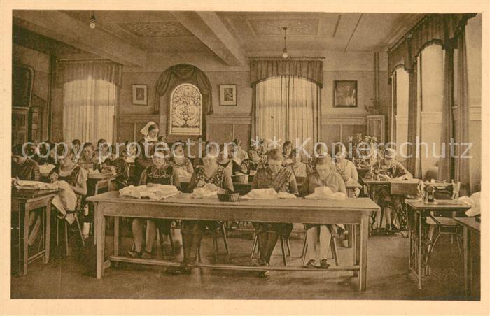 Noerdlingen Haushaltungs und Handarbeitsschule Ev Maedchenpensionat Handarbeitss