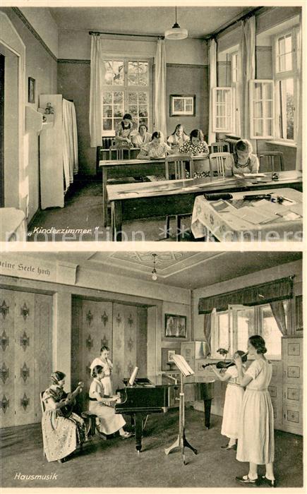 Noerdlingen Haushaltungs und Handarbeitsschule Ev Maedchenpensionat Kinderzimmer