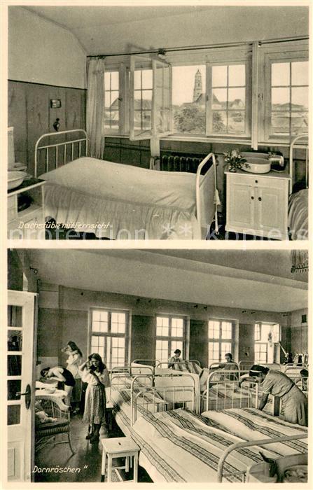 Noerdlingen Haushaltungs und Handarbeitsschule Ev Maedchenpensionat Dachstueble