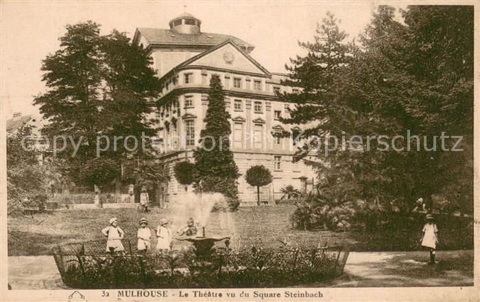 Mulhouse Muehlhausen Le Theatre vu du Square Steinbach