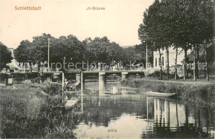 Schlettstadt Selestat 67 Ill Bruecke