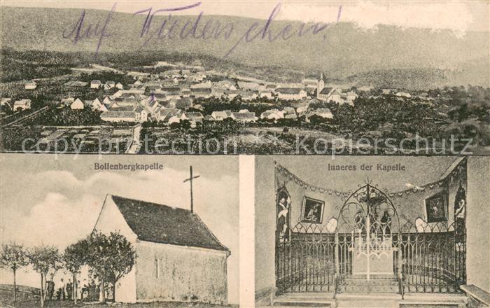 Orschweier Elsass Orschwihr Alsace 68 Panorama Bollenbergkapelle Inneres der Kap