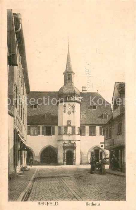 Benfeld  67 Alsace Rathaus