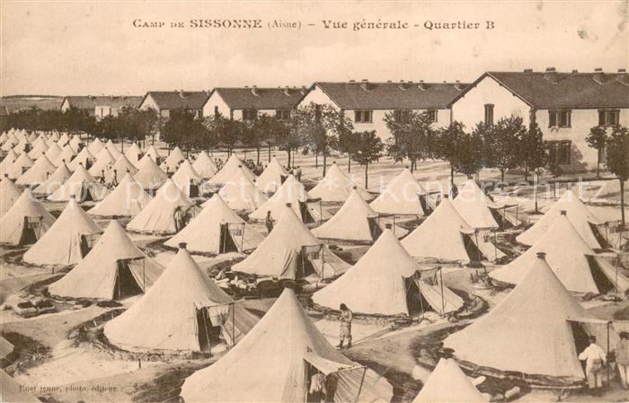 Camp de Sissonne Vue generale Quartier B