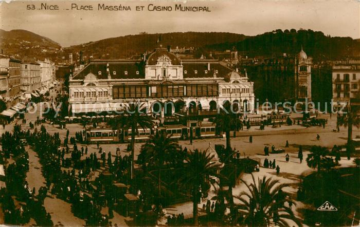 Nice  06 Nizza Place Massena et Casino Municipal