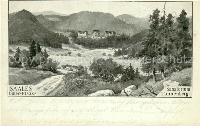 Saales 67 Alsace Sanatorium Tannenberg