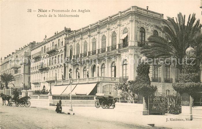 Nice  06 Nizza Promenade des Anglais Cercle de la Méditerranée