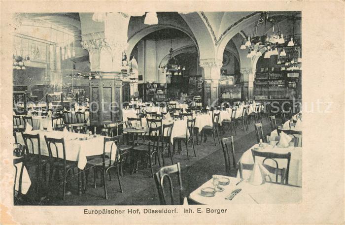 DuessELDORF  CITY Europaeischer Hof Restaurant