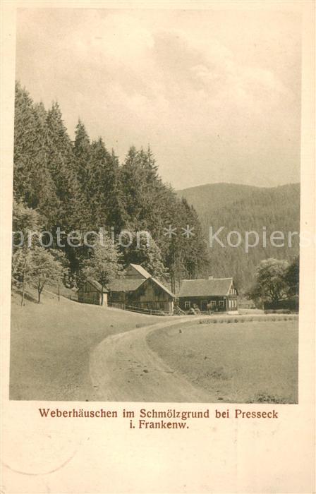 Presseck Weberhaeuschen im Schmoelzgrund