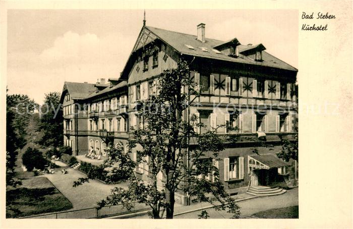 Bad Steben Kurhotel Zensur-Stempel