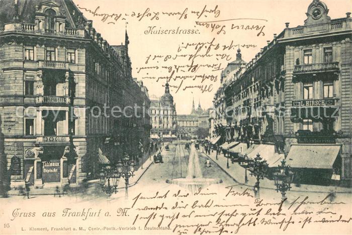 Frankfurt Main Kaiserstrasse