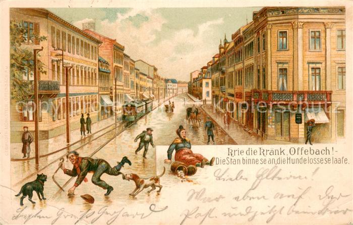 Offenbach  Main Strassenpartie