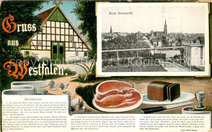 Hoerde Totalansicht Fachwerkscheune