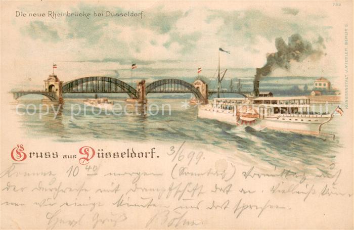 DuessELDORF  CITY Neue Rheinbruecke