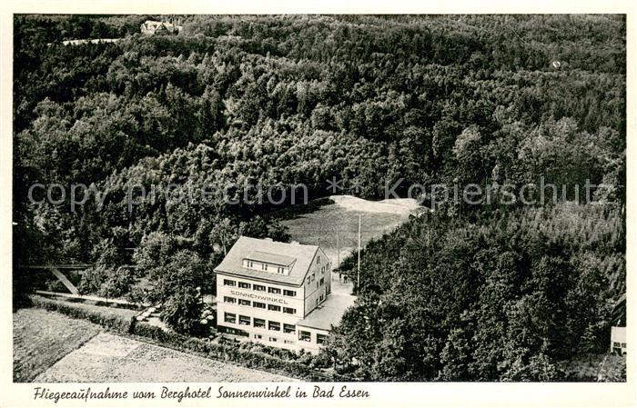 Bad Essen Fliegeraufnahme vom Berghotel Sonnenwinkel