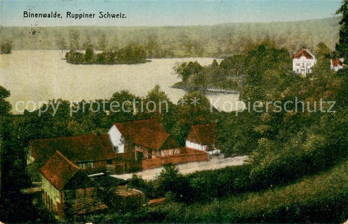 Binenwalde Neuruppin Panorama Ruppiner Schweiz