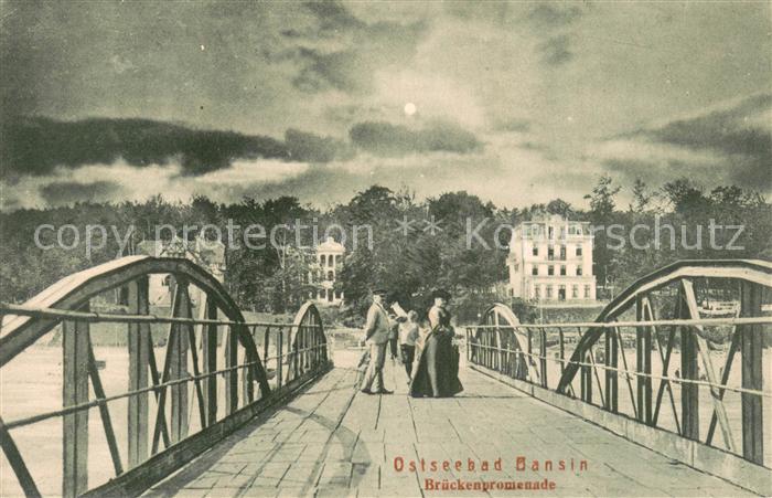 Bansin Ostseebad Brueckenpromenade