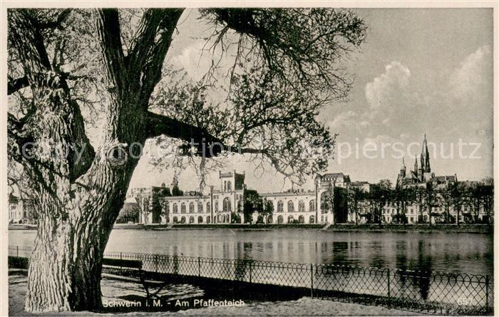Schwerin  Mecklenburg Am Pfaffenteich