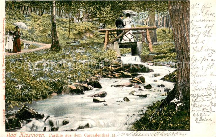 Bad Kissingen Partie aus dem Cascadenthal