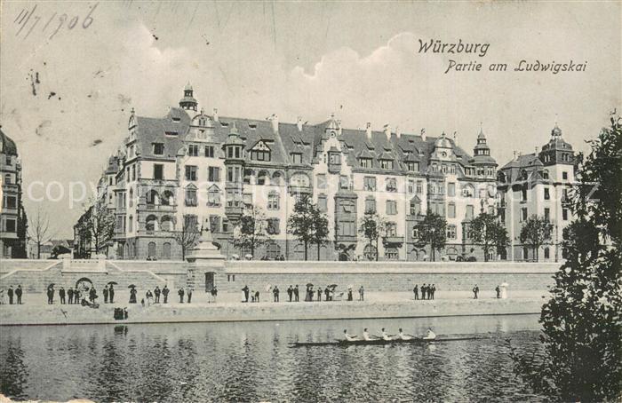 WueRZBURG Bayern Partie am Ludwigskai