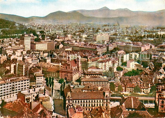 Ljubljana Laibach SLO Stadtpanorama