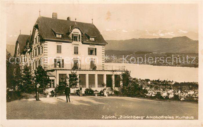 Zuerichberg ZH Alkoholfreies Kurhaus Zuerichsee Alpenblick