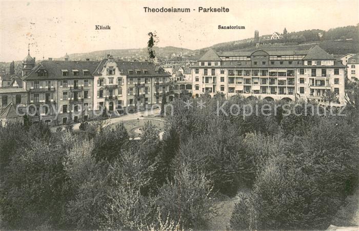 Zuerich ZH Theodosianum Klinik Sanatorium Park