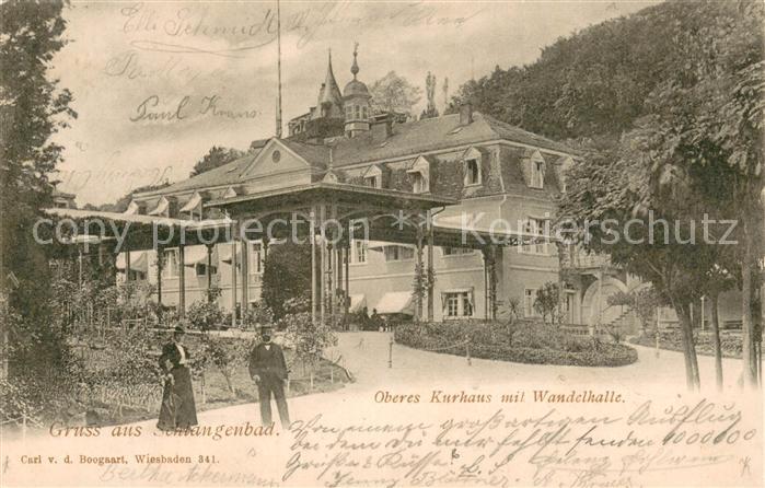 Schlangenbad Taunus Oberes Kurhaus mit Wandelhalle