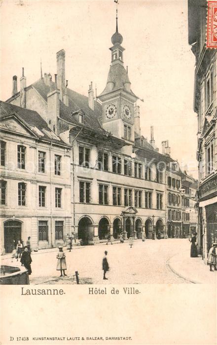 Lausanne VD Hôtel de Ville