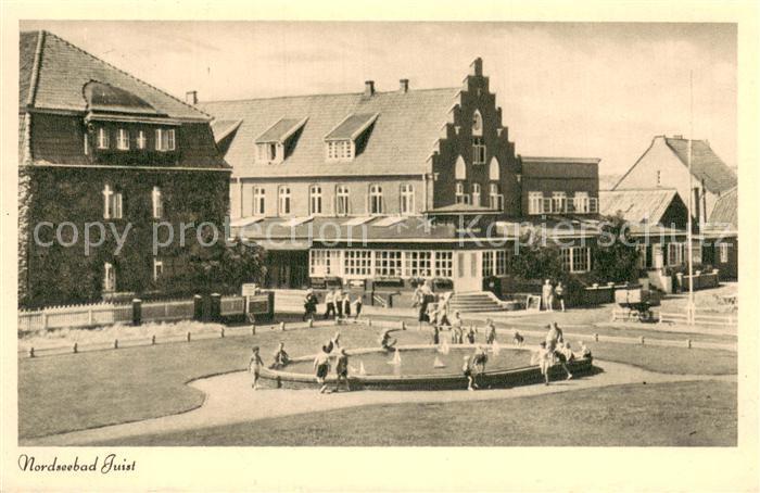Juist Nordseebad Kurplatz Spielteich